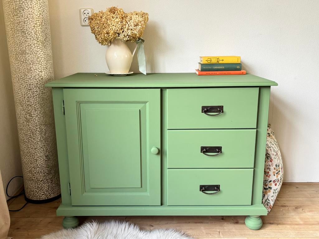 Mooie ladekast / dressoir / TV kast, Huis en Inrichting, Kasten | Ladekasten, Ophalen, Gebruikt, 100 tot 150 cm, 3 of 4 laden