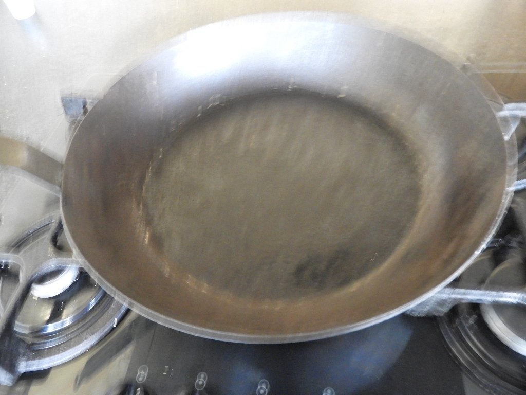 stalen koekepan uit Frankrijk, Ophalen of Verzenden, Gebruikt, Overige materialen, Koekenpan