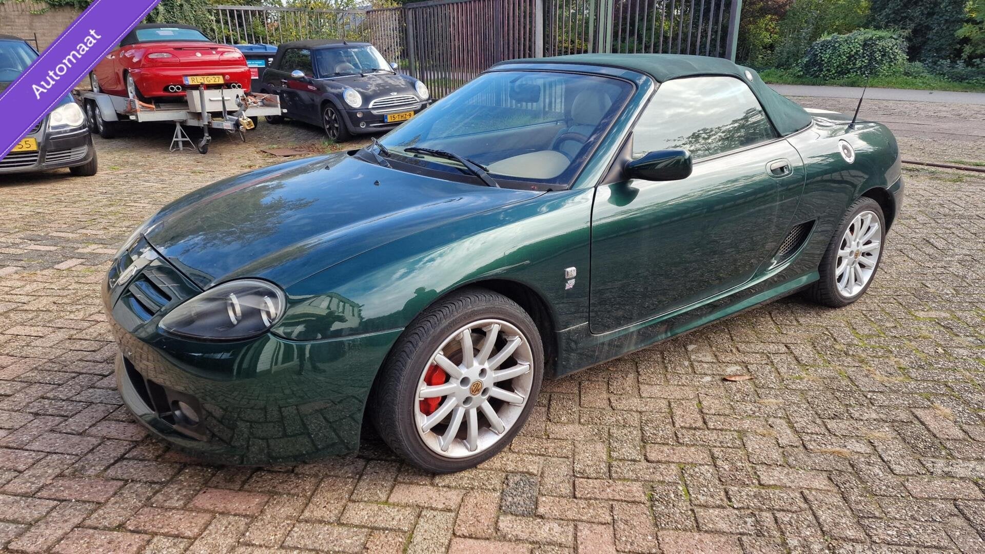 MG TF 1.8 -120 Stepspeed AIRCO/BEIGE LEDER slechts 75014 km, Auto's, Automaat, Achterwielaandrijving, Gebruikt, Beige