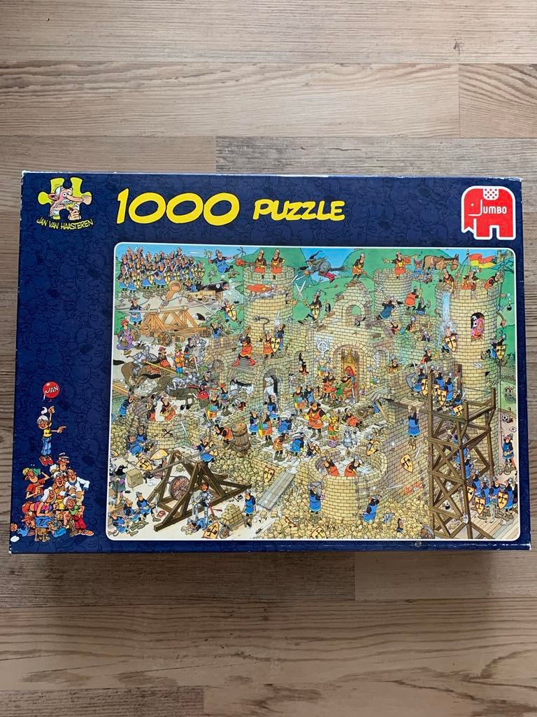 Jan van Haasteren Mist 2 stukjes bieden of ruilen, Ophalen, 500 t/m 1500 stukjes, Gebruikt, Legpuzzel