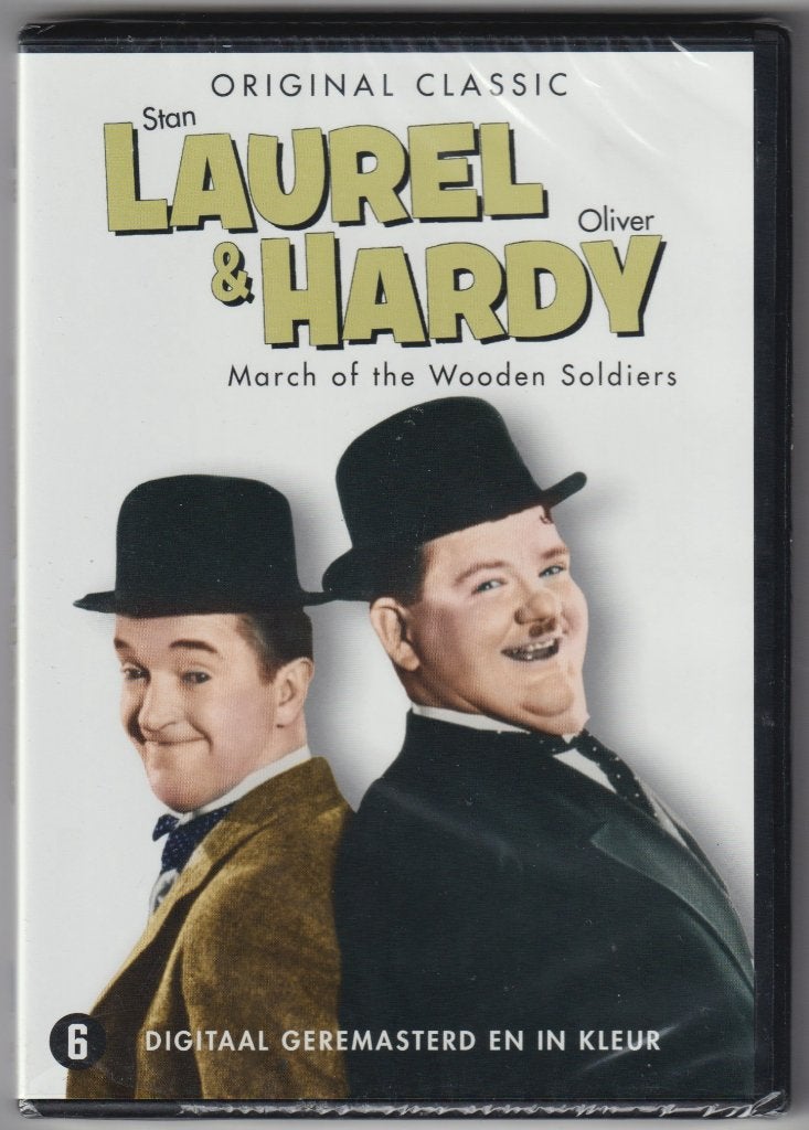 Laurel & Hardy March Of The Wooden Soldiers Remastered/Color, Verzenden, Alle leeftijden, Komedie, 1940 tot 1960