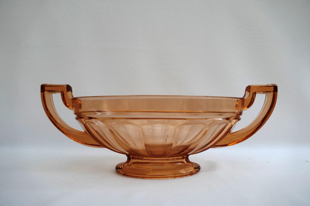 Val Saint Lambert - Art Deco persglas schaal, Antiek en Kunst, Ophalen of Verzenden
