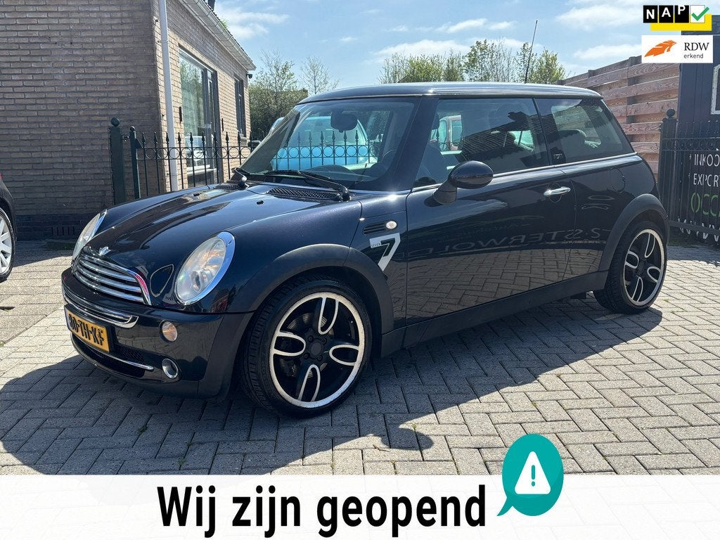 Mini Mini 1.6 Cooper Seven | leuke nette auto | airco, cruis, Voorwielaandrijving, Gebruikt, 4 cilinders, 4 stoelen