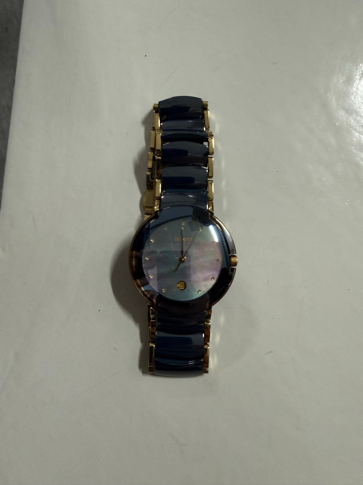 Rado dameshorloge - Keramiek en Goudkleurig, Sieraden, Tassen en Uiterlijk, Overige merken, Overige materialen, Polshorloge, Ophalen of Verzenden