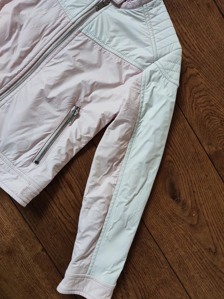 Stijlvol roze/wit jasje - Zo goed als nieuw, Kinderen en Baby's, Kinderkleding | Maat 146, Gebruikt, C&A, Meisje, Ophalen of Verzenden