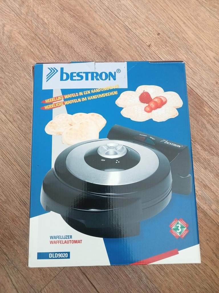 Bestron Wafelijzer (hartvormige wafels), Witgoed en Apparatuur, Wafelijzers, Ophalen of Verzenden, Zo goed als nieuw