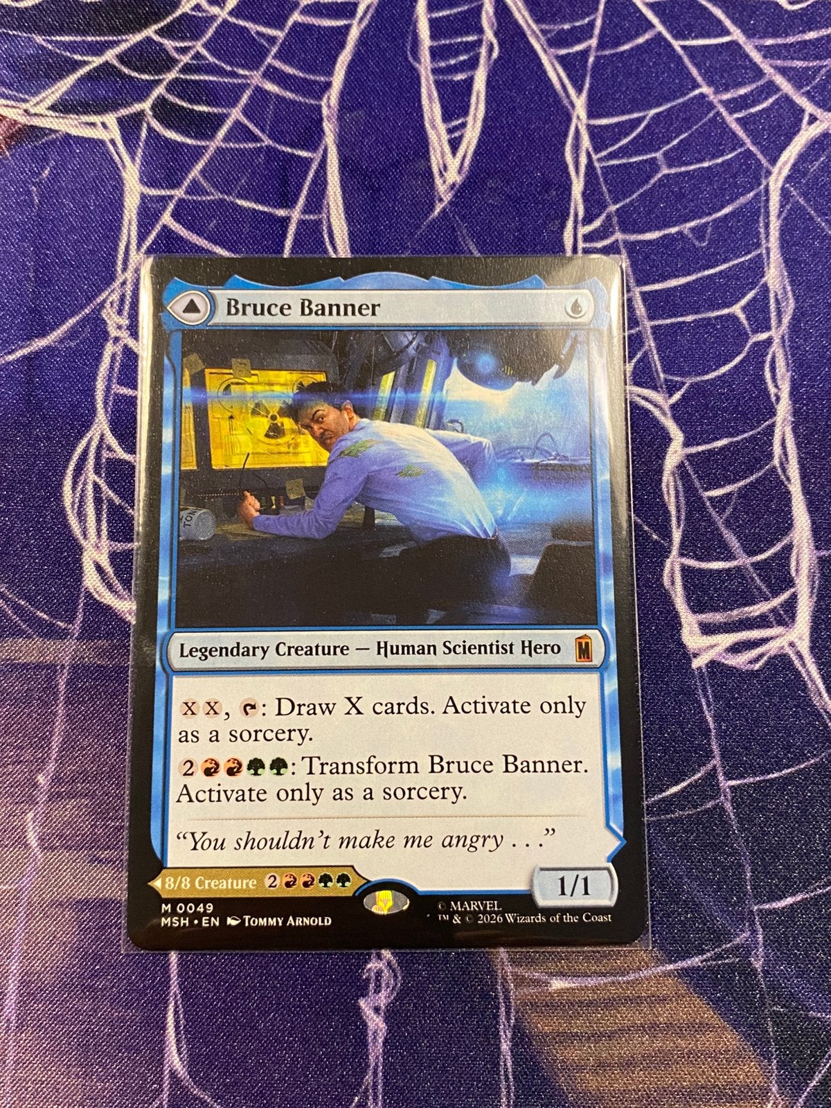 Magic The Gathering Marvel Super Heroes 0049 Bruce Banner, Ophalen of Verzenden, Zo goed als nieuw