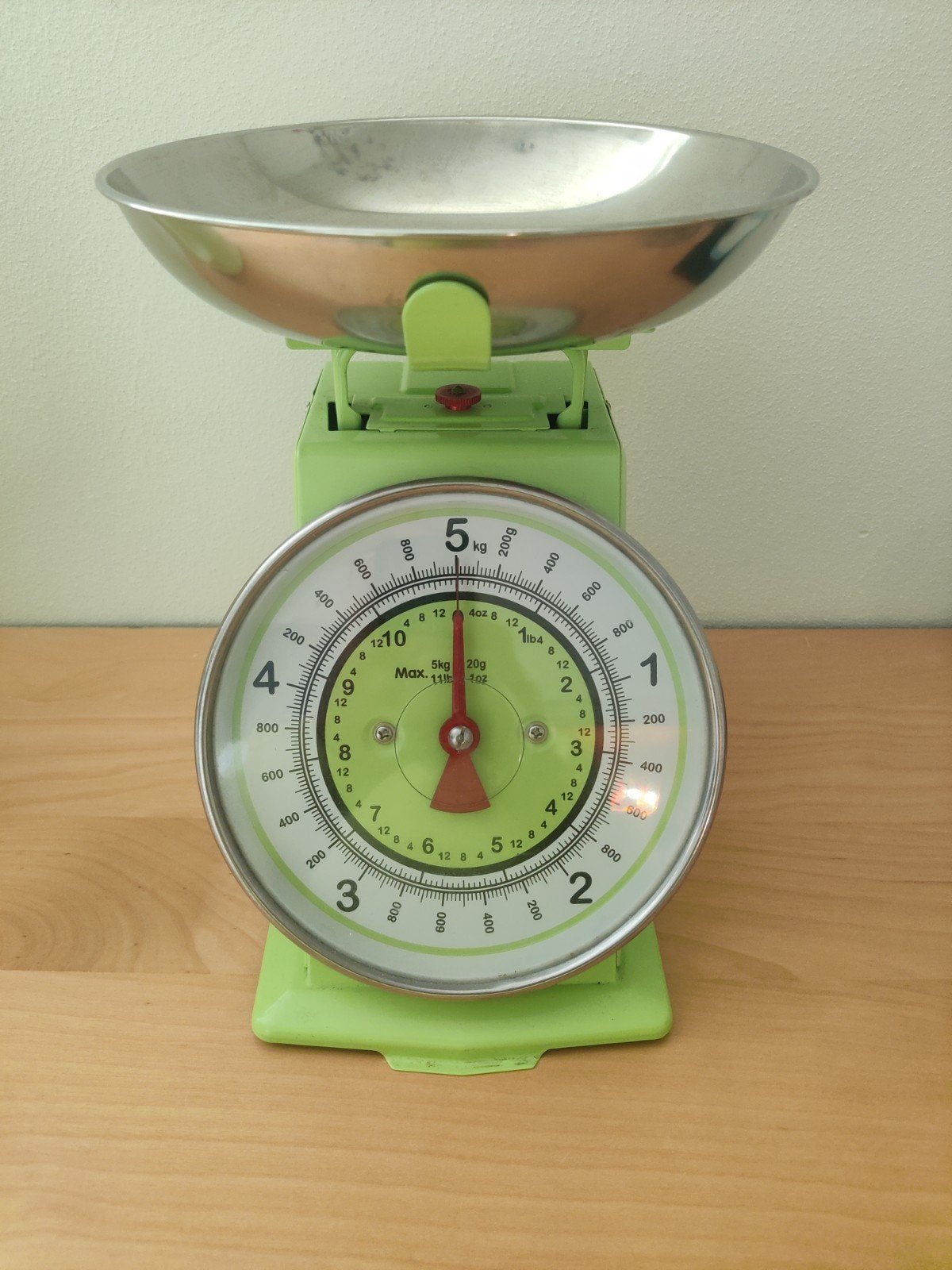 Groene Keukenweegschaal MKW-2014 - Max. 5kg, Ophalen of Verzenden
