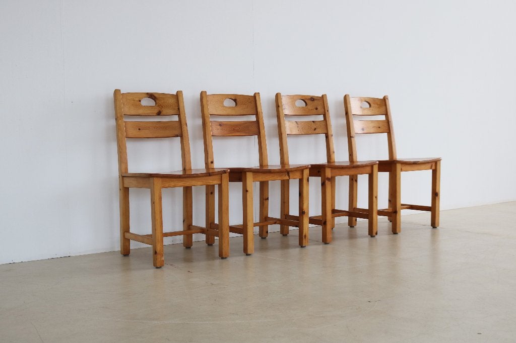 Vintage eetkamerstoelen | stoelen | grenen, Gebruikt, Bruin, ., Ophalen of Verzenden