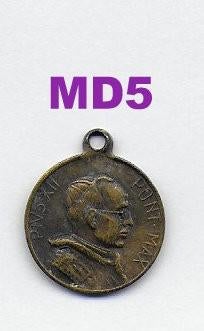 Md5 medaille paus pius Xll 1950, Ophalen of Verzenden, Overige materialen