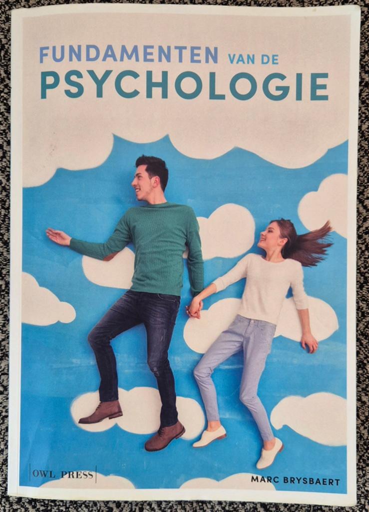Fundamenten van de Psychologie, Ophalen of Verzenden, Gelezen, HBO, Marc Brysbaert