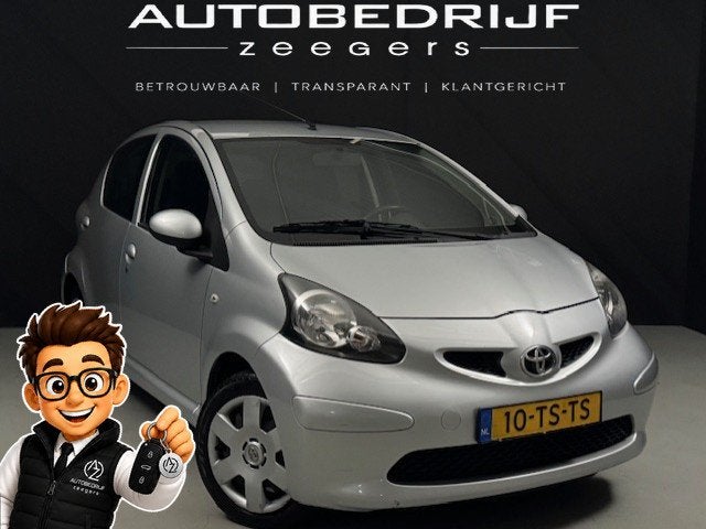 Toyota Aygo 1.0-12V + *Zuinig*Leuk*N.A.P* (bj 2007), Voorwielaandrijving, Gebruikt, 4 stoelen, 68 pk