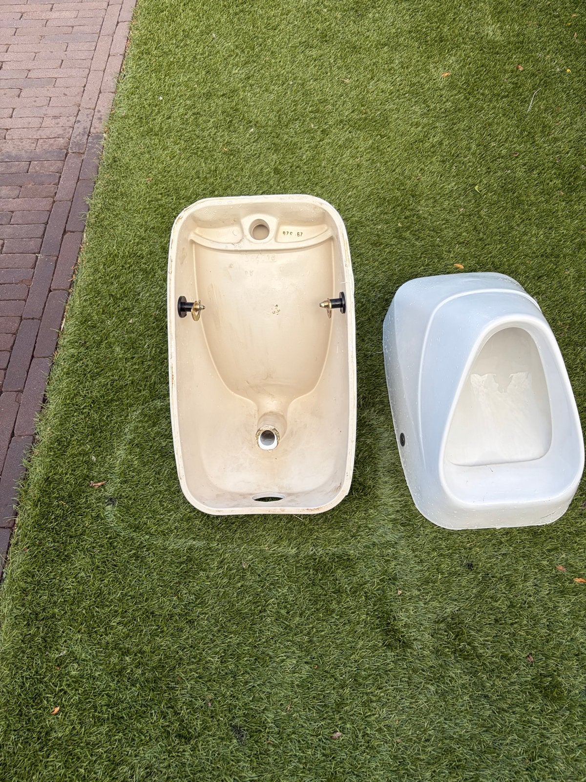 Sphinx urinoir met ophanghaak en bedieningspaneel, Ophalen of Verzenden, Gebruikt, Toilet
