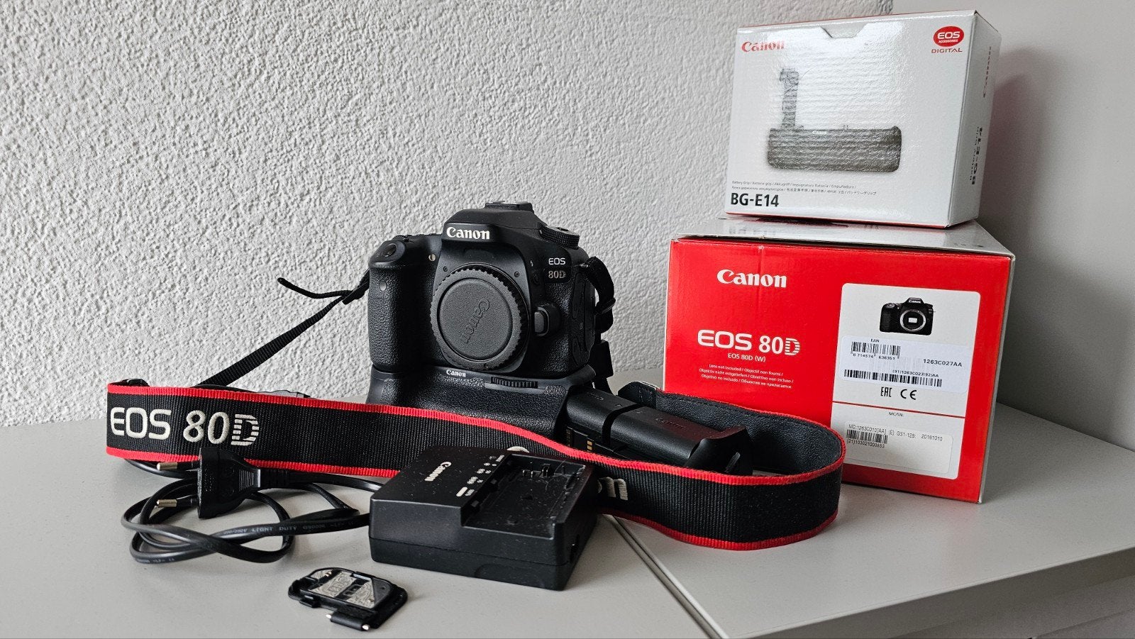 Canon EOS 80D + 60D met originele Canon grips & accessoires, Audio, Tv en Foto, Fotocamera's Digitaal, Ophalen, Gebruikt, Spiegelreflex