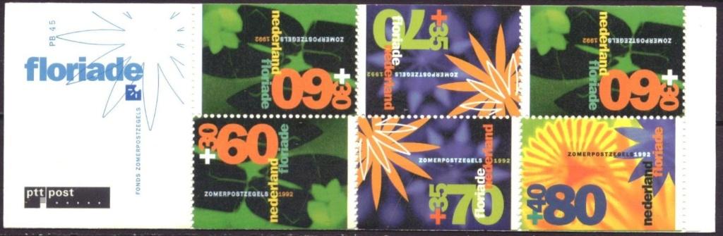 Nederland 1992 - PB 45 - Zomerzegels - Floriade, Verzenden, Na 1940, Postfris