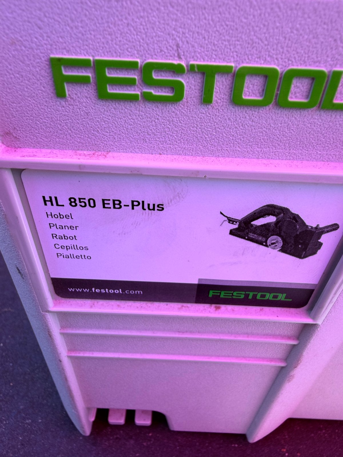 Festool HL 850 EB-Plus Schaafmachine - Gebruikt, Ophalen, Zo goed als nieuw