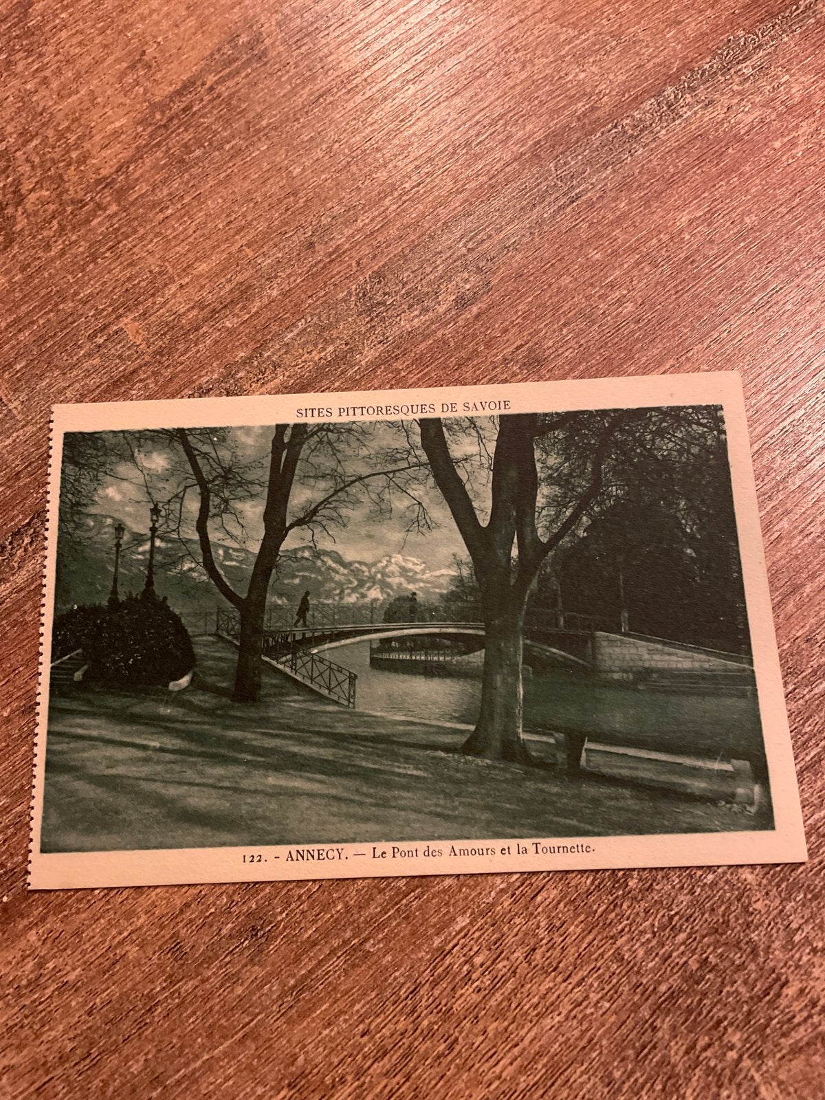 Oude Ansichtkaart Annecy - Pont des Amours en La Tournette, Ophalen of Verzenden, Voor 1920, Gelopen, Frankrijk