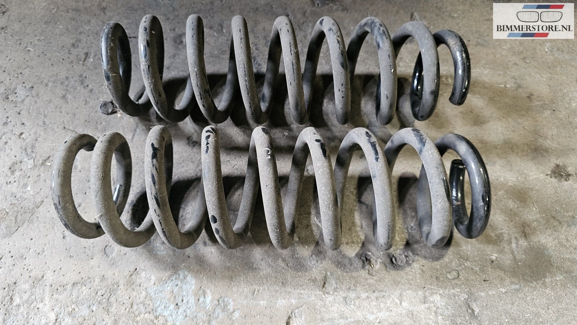 Spiraalveren set achterzijde BMW 1 serie E81 E82 E87 E88 335, Gebruikt, -, Ophalen of Verzenden, -