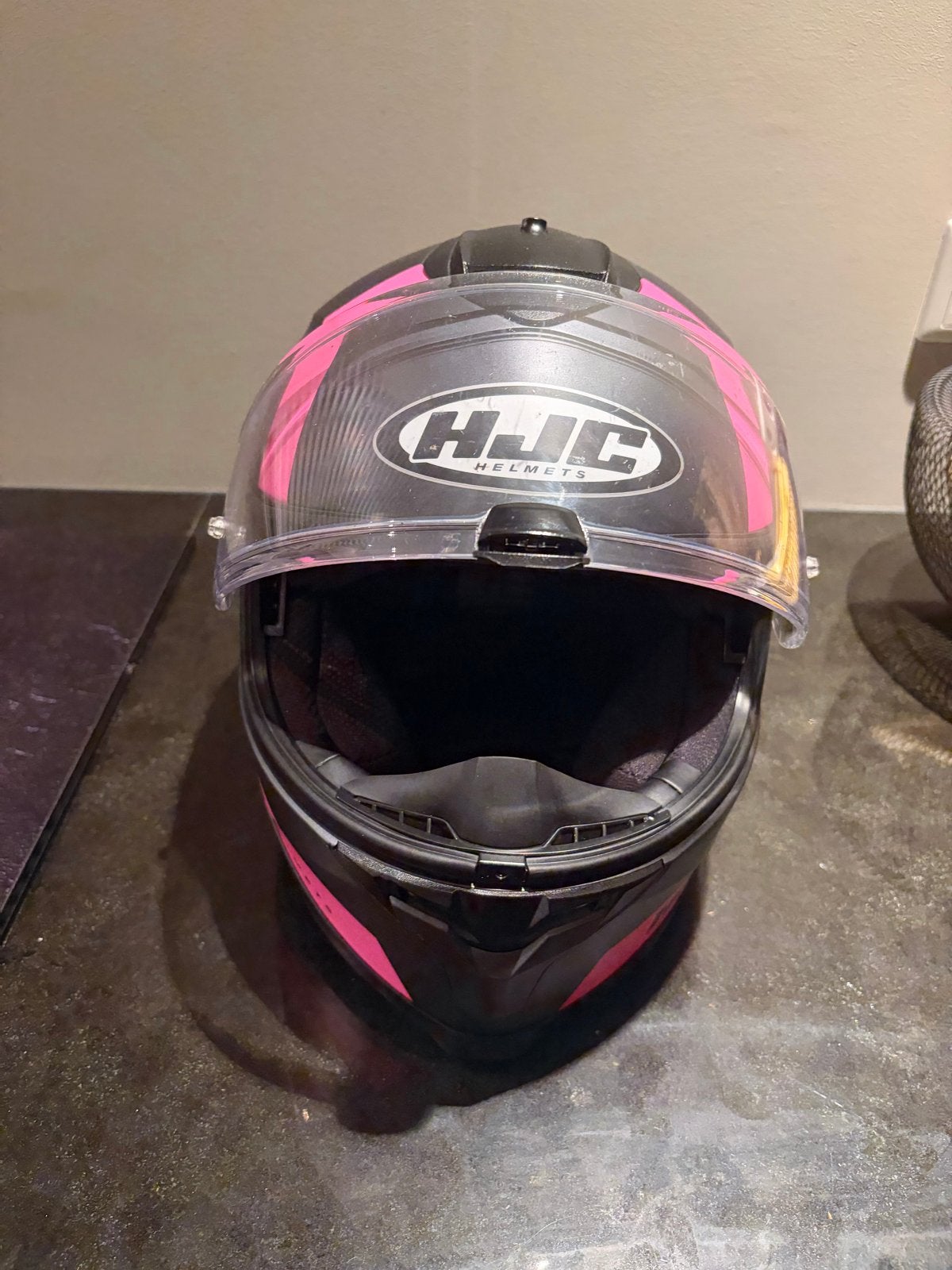 HJC C70 Integraalhelm roze - Maat S - Inclusief extra vizier, Motoren, Ophalen, HJC, Integraalhelm, S