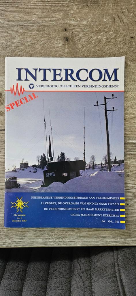 Tijdschrift Intercom, Verzamelen, Ophalen of Verzenden, Landmacht, Nederland, Boek of Tijdschrift