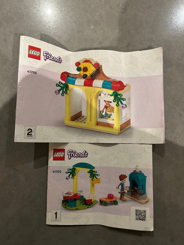 LEGO Friends 41705 Pizzeria compleet met boekjes, Compleet, Lego, Friends, Ophalen of Verzenden