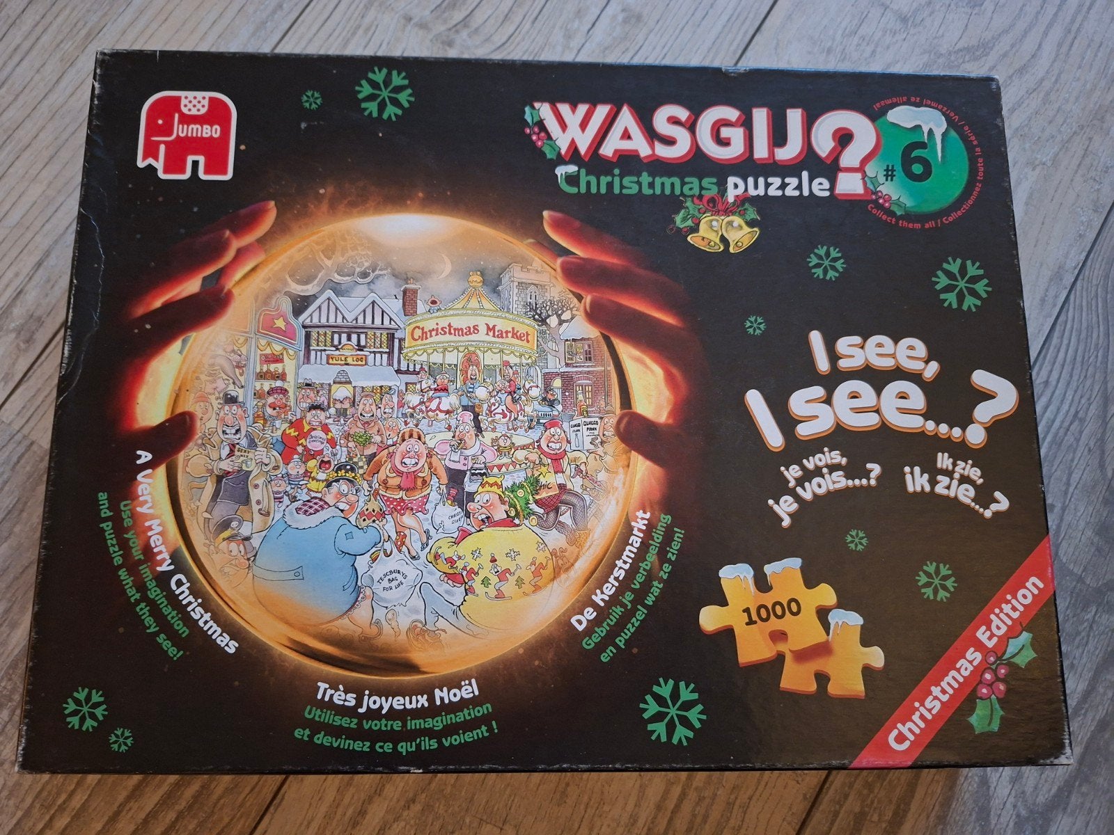 Wasgij Christmas 6 (1000 stukjes), Ophalen of Verzenden, 500 t/m 1500 stukjes, Gebruikt, Legpuzzel