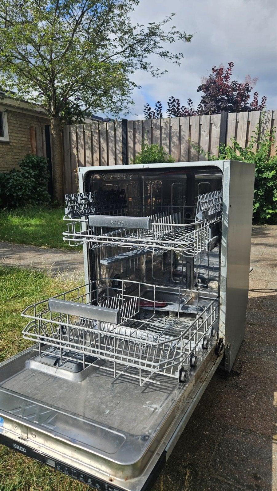 AEG Vaatwasser - Inbouw - F55620VI0P, Witgoed en Apparatuur, Ophalen, Gebruikt, Minder dan 85 cm, 60 cm of meer