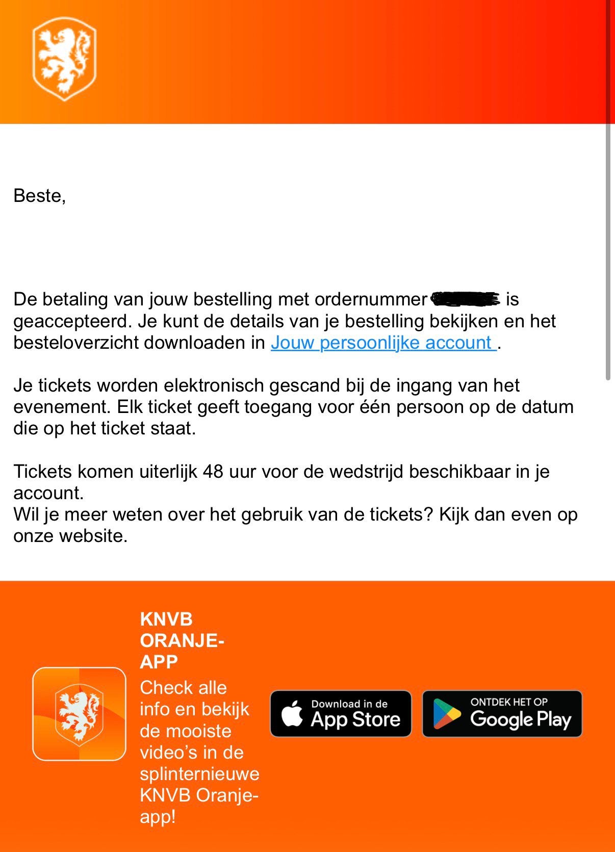 2 tickets Nederland – Duitsland | 24 september 2026 | ArenA, Twee personen, September