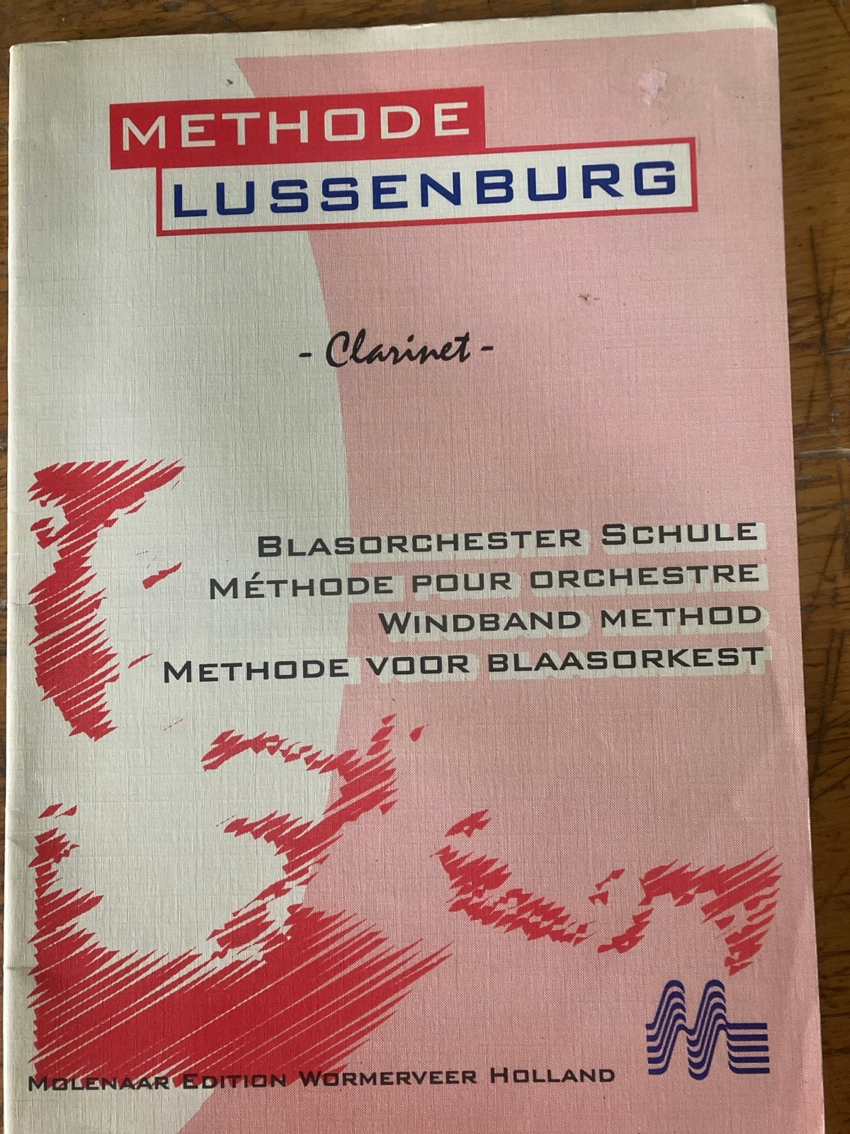 Methode Lussenburg - Klarinet (MOLENAAR EDITION), Ophalen of Verzenden, Zo goed als nieuw, Les of Cursus, Klarinet