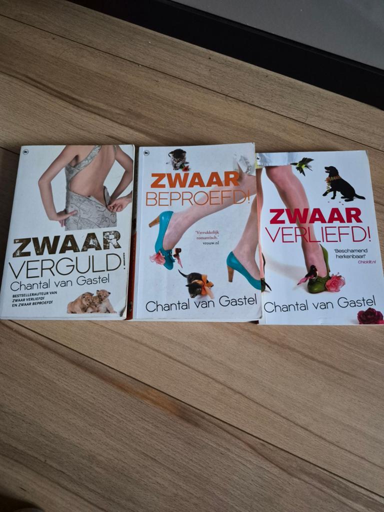 Chantal van Gastel Boeken: Zwaar Verliefd, Beproefd, Verguld, Boeken, Ophalen of Verzenden, Gelezen, Chantal van Gastel