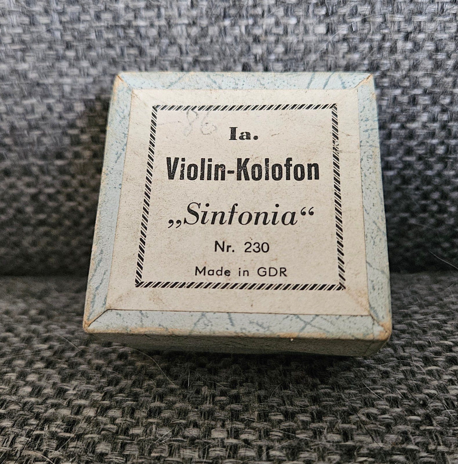 Vintage Viool-Kolofon "Sinfonia" Nr. 230 Made in GDR, Muziek en Instrumenten, Strijkinstrumenten | Violen en Altviolen, Ophalen of Verzenden