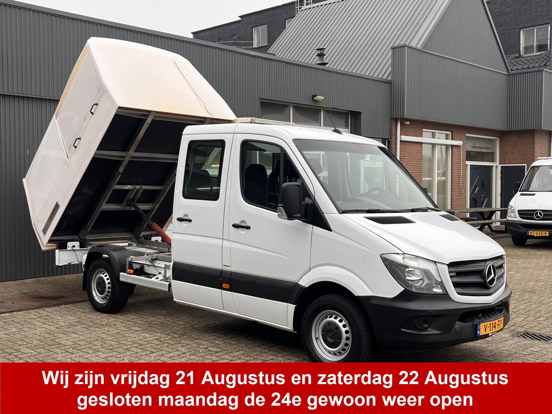Mercedes-Benz Sprinter 311 2.2 CDI 366 DC Automaat Veegvuilk, Auto's, Gebruikt, 4 cilinders, Bedrijf, Diesel
