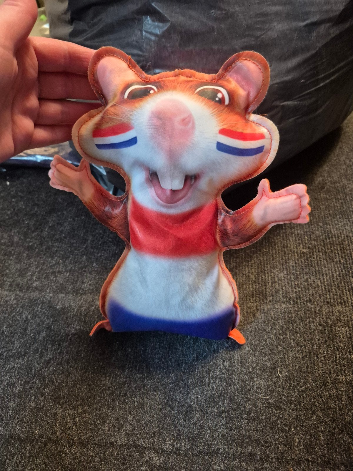 Albert heijn hamster ek / wk met zuignap oranje voetbal, Ophalen of Verzenden, Overige binnenlandse clubs