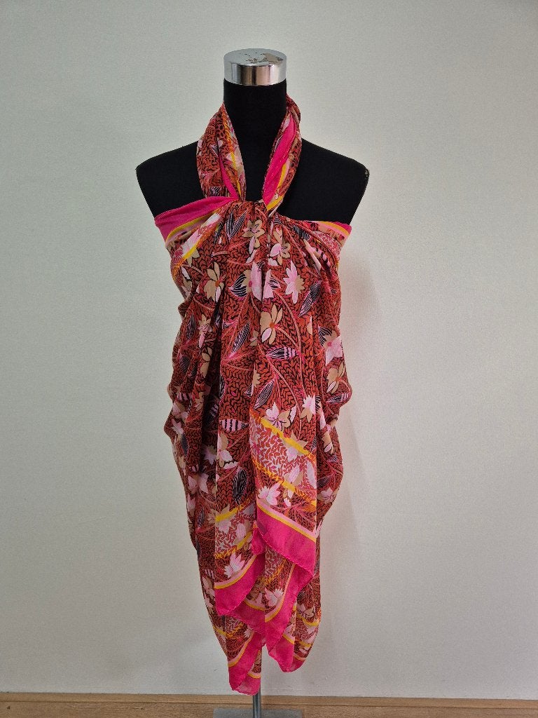 R80 - Grote Didi omslagdoek sarong (1), Kleding | Dames, Badmode en Zwemkleding, Ophalen of Verzenden, Zo goed als nieuw, Overige typen