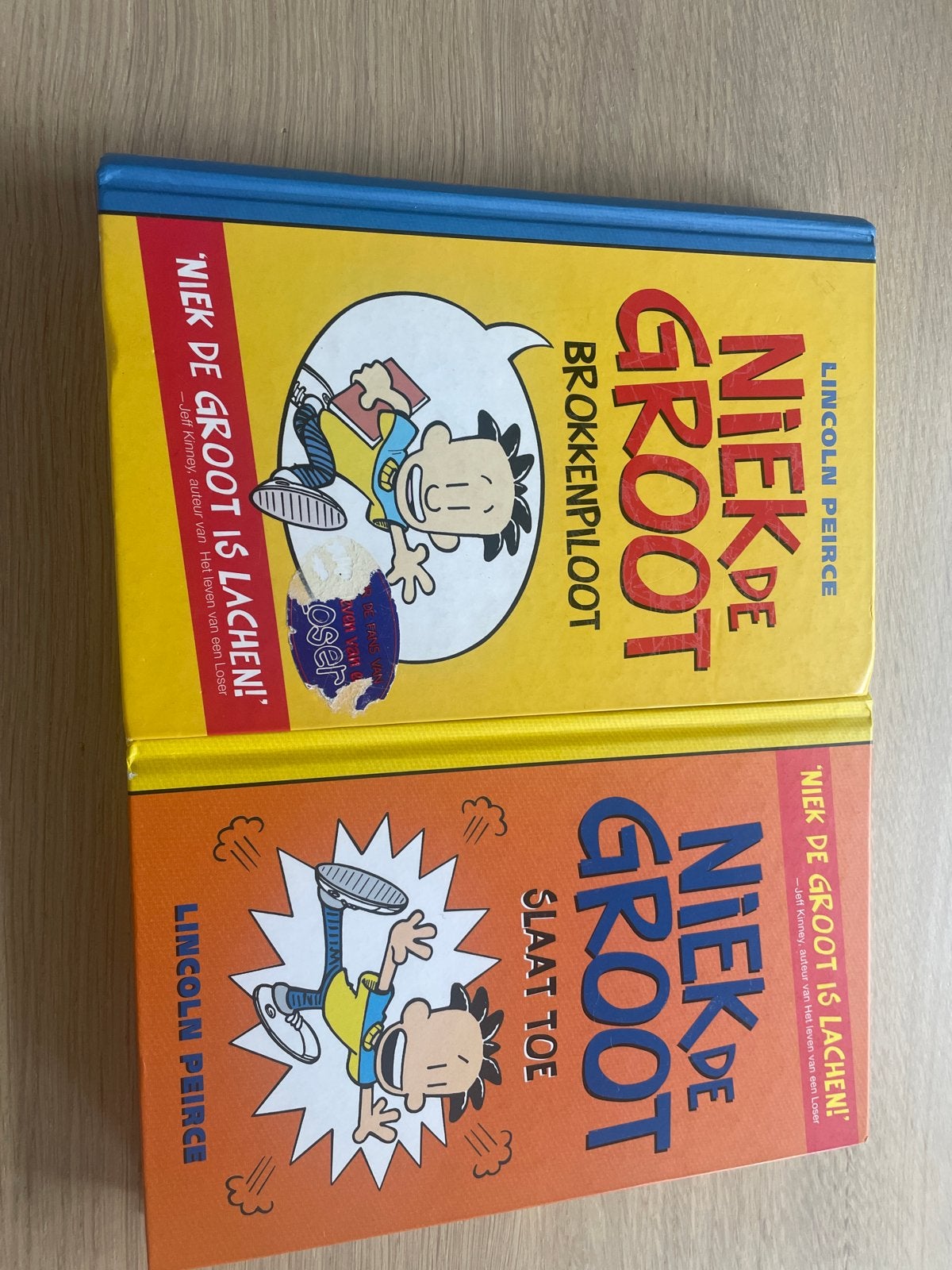 Niek de Groot: Slaat toe, Brokkenpiloot (gebruikssporen), Ophalen of Verzenden, Gelezen, Fictie algemeen