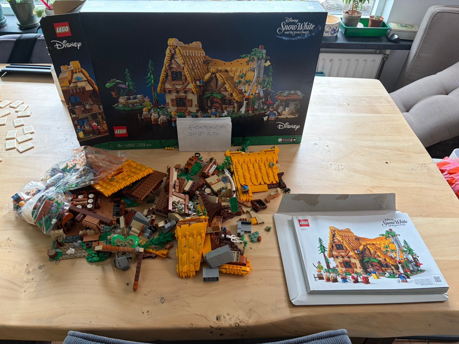 Lego sneeuwwitje 43242, Ophalen of Verzenden, Zo goed als nieuw