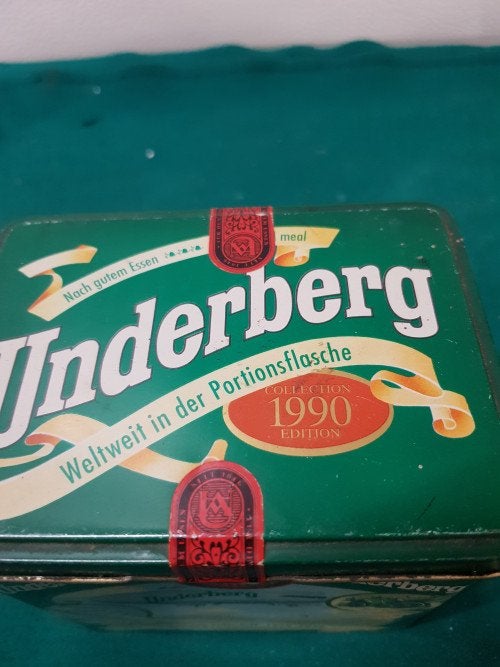 Blik underberg 1990 collection, Ophalen of Verzenden