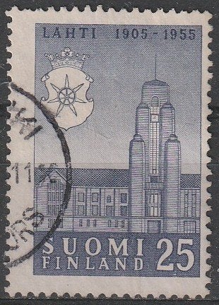2997. Finland 446 gest. 50 jaar Lathi, Ophalen of Verzenden, Finland, Gestempeld