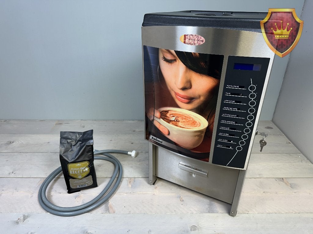 Animo OptiVend 3 TS Koffie Automaat, Witgoed en Apparatuur, Afneembaar waterreservoir, Gebruikt, 10 kopjes of meer, Koffiemachine