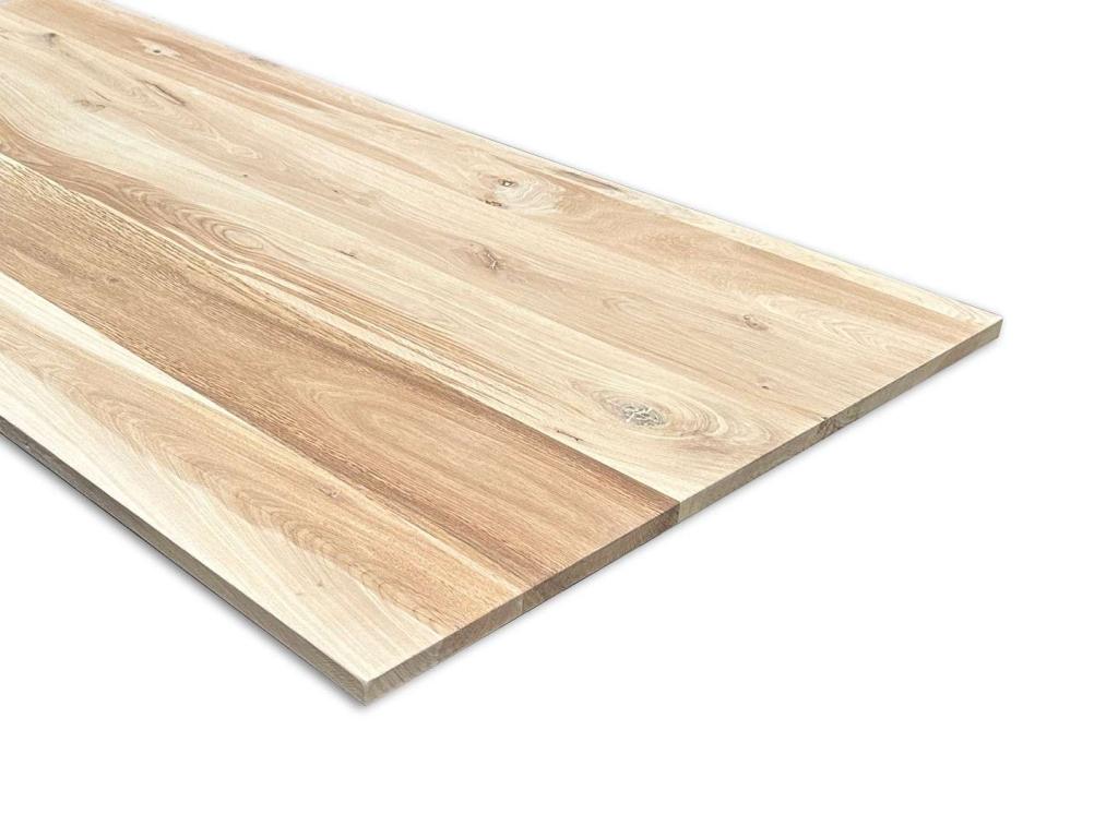 Panelen | Massief eiken | 28  mm |  Brede lamellen, Doe-het-zelf en Verbouw, Platen en Panelen, Nieuw, Hout, 20 tot 50 mm, Ophalen