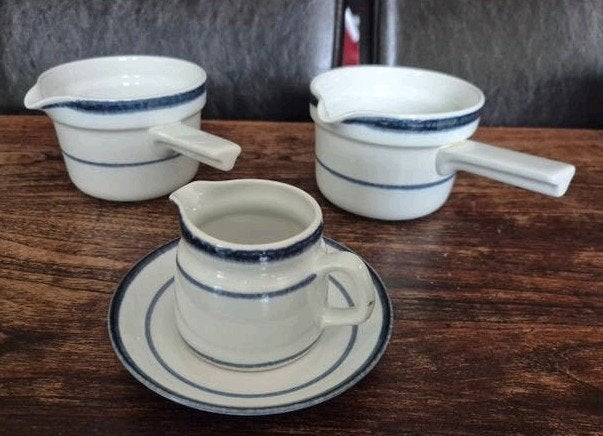 Rörstrand Fjord Servies: Steelkommen en Melkkannetje, Ophalen of Verzenden