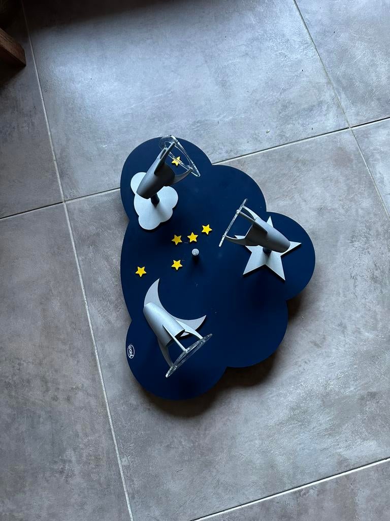 Plafondlamp met sterrenhemel sfeer, Ophalen, Zo goed als nieuw, Wanddecoratie