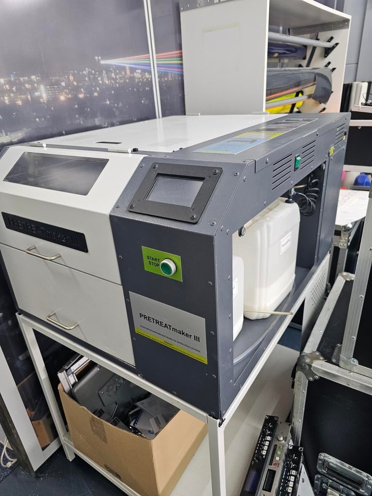 Polyprint TexJet Echo 2 DTG printer met PreTreatmaker III, Ophalen, Gebruikt, Printer, Fax of Scanner