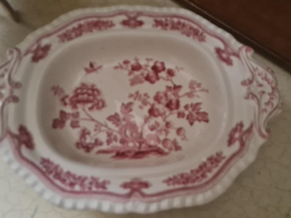 Antieke diepe schaal merk Mason's decor Manchu, Ophalen of Verzenden