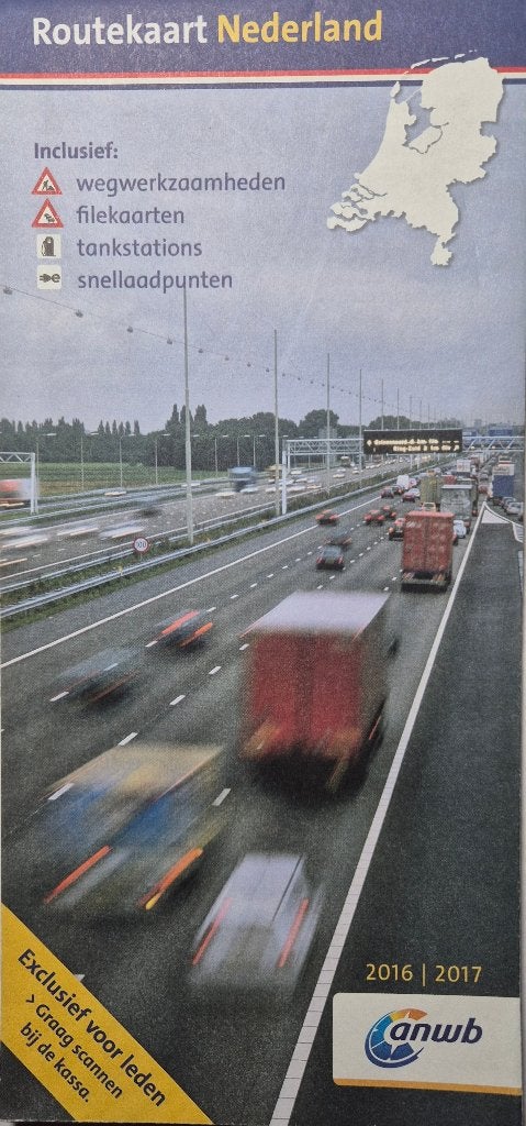 ANWB RouteKaart Nederland (WegenKaart), ANWB, 2000 tot heden, Nieuw, Ophalen of Verzenden