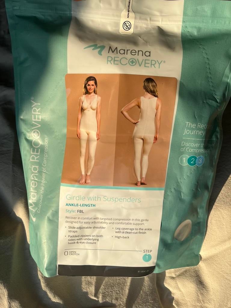 Marena recovery FBL compressie pak maat XS. Zwart, Ophalen of Verzenden, Nieuw