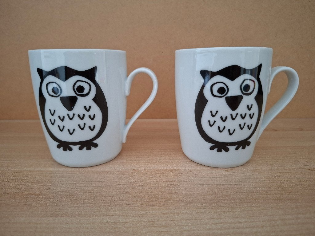 Koffiemok Uil., Overige merken, Zo goed als nieuw, Overige stijlen, Aardewerk