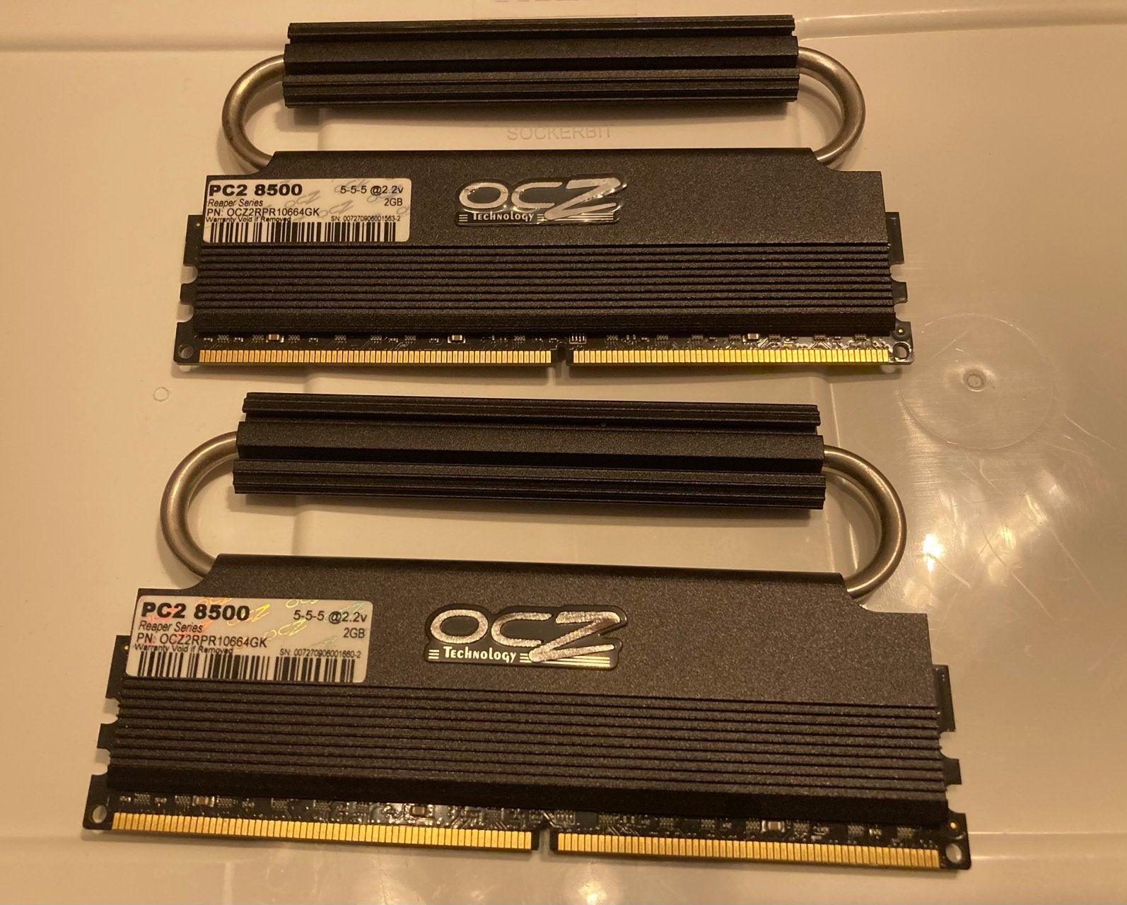 4GB DDR2 OCZ Reaper Series RAM Geheugen (2x2GB), Gebruikt, Ophalen of Verzenden, DDR2, Desktop
