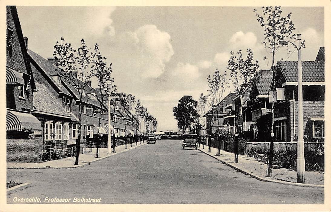 Overschie, Professor Bolkstraat Rotterdam, Verzenden, 1920 tot 1940, Ongelopen, Zuid-Holland