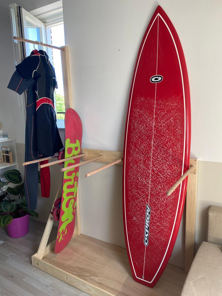 Osprey golfsurfplank in ZEER nette staat, Watersport en Boten, Golfsurfen, Ophalen, Zo goed als nieuw, Longboard, Met koord